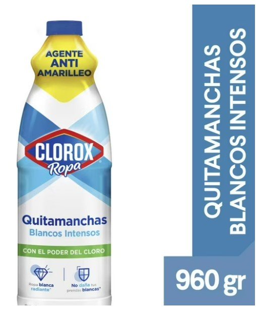 Cloro Clorox Ropa Blanca 960 ml - Ocasión