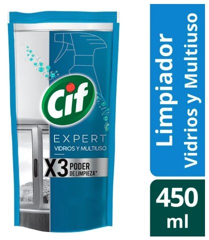 Limpia vidrios Cif Expert 450 ml Doypack - Ocasión
