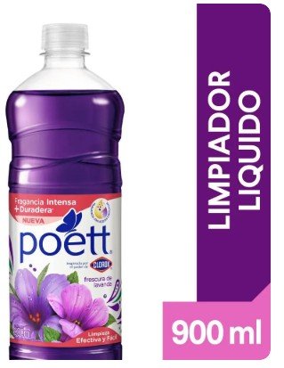 Limpiador Aromatizante Poett Lavanda 900 ml - Ocasión