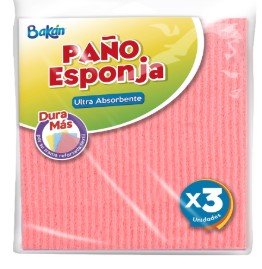 Paño Esponja Bakan Ultra Absorbente (x3) - Ocasión