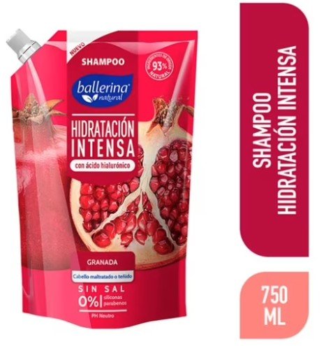 Shampoo Ballerina Granada 750 ml (Doypack) - Ocasión