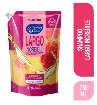 Shampoo Ballerina Largo Increíble 750 ml (Doypack) - Ocasión