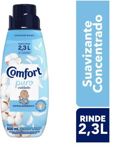 Suavizante Comfort Puro Cuidado Hipoalergénico 500 ml - Ocasión