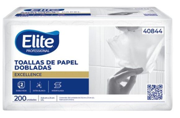 Toalla de Papel Interfolia Elite doble hoja 200u - Ocasión